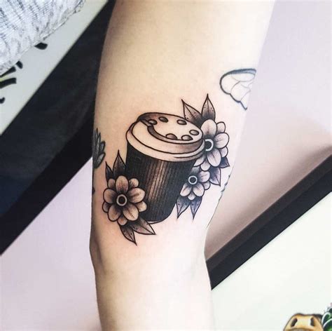 traditional coffee tattoo